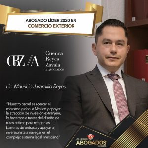 Reconocimiento por la Editorial EA “Los Mejores Abogados en México.